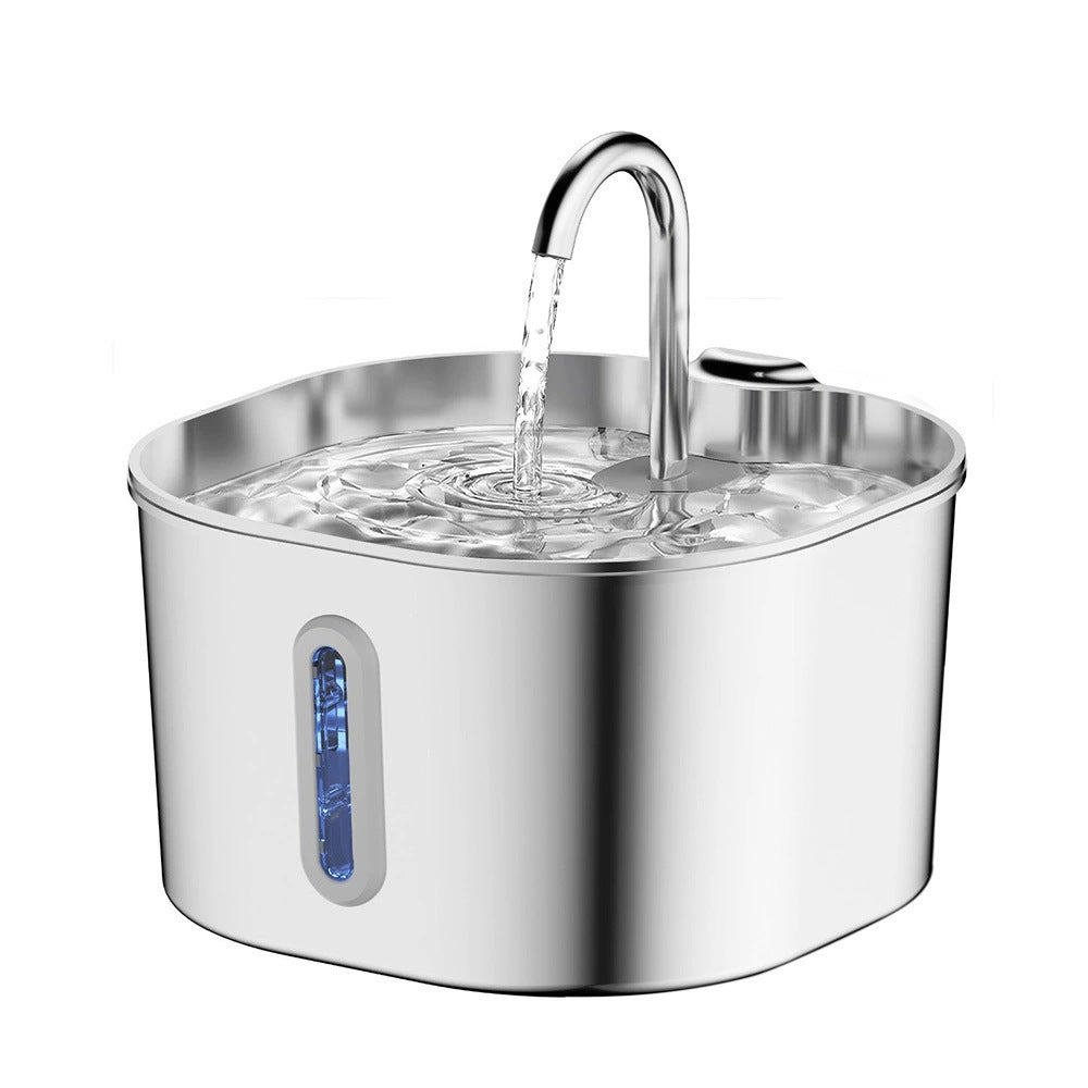 Stainless Steel Smart Pet Water Dispenser Automatic Circulation Large Capacity - 0 - CJ
