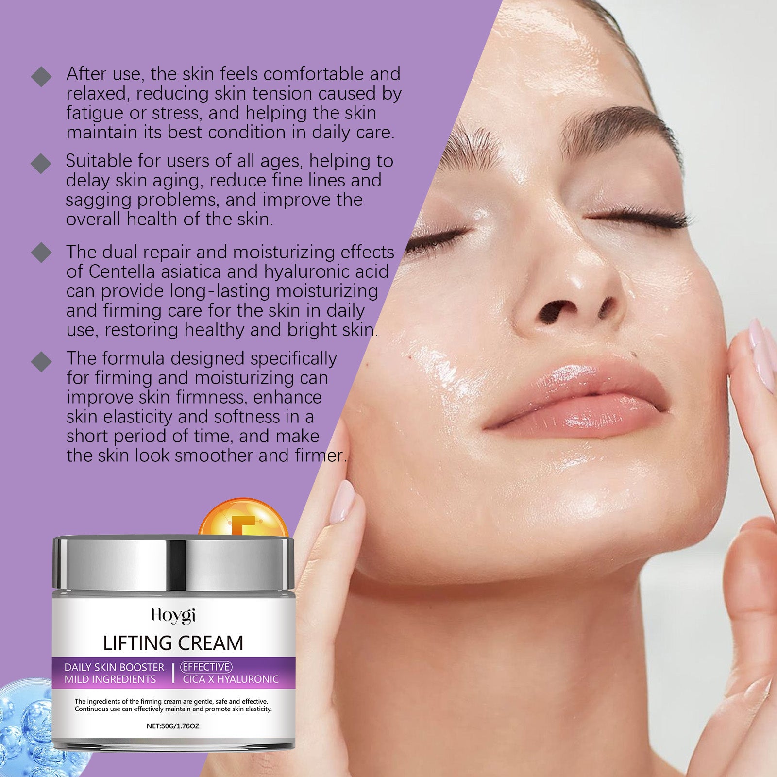 Hoygi Facial Moisturizer Moisturizes, Moisturizes, Nourishes, Brighens, And Restores Dry Skin To Keep It Hydrated - 5 - CJ