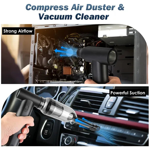Compressed Air Duster Brushless Motor 250000RPM Stepless Variable Speed 10000mAh Battery Cordless Dust Blower Vacuum Cleaner Portable Jet Dry Blower For PC Keyboard Car Home - 5 - CJ