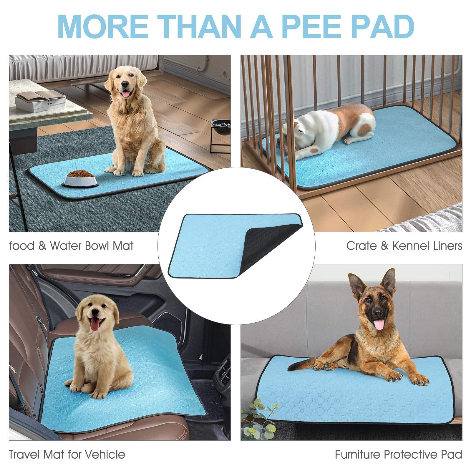Washable Dog Urine Pad, Waterproof Toilet Training Mat For Dogs, 89.5 X 59.2 Cm - 34.5 In X 23 In, Washable Urine Pad Non - Slip Diaper Pad, For Puppies And Cats, 2 Packs - 5 - CJ