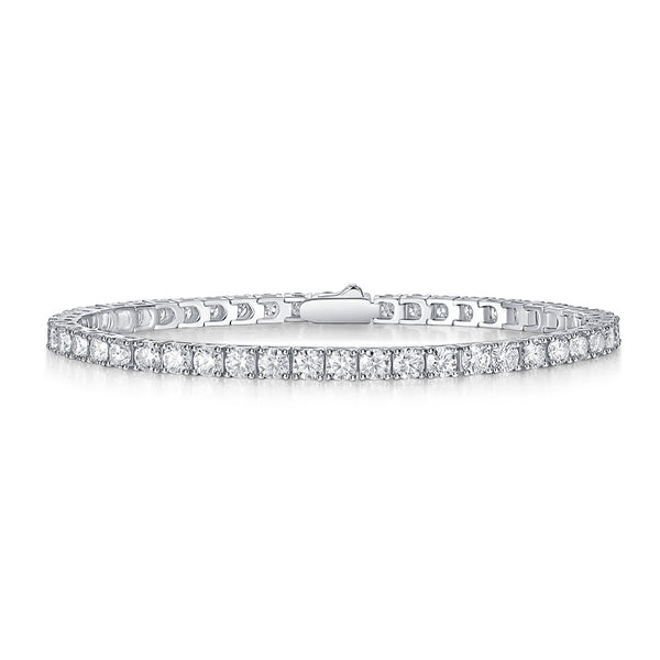 1Unique Luxury Fashion Mosan Diamond S925 Silver Bracelet Prohibit TikTok sales - 5 - CJ