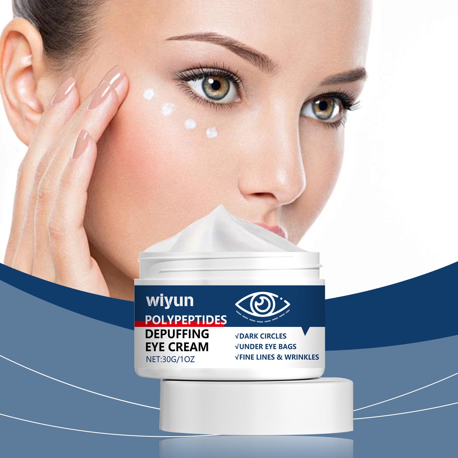 Wiyun Eye Care Cream Hydrates And Moisturizes The Skin Around The Eyes - 5 - CJ