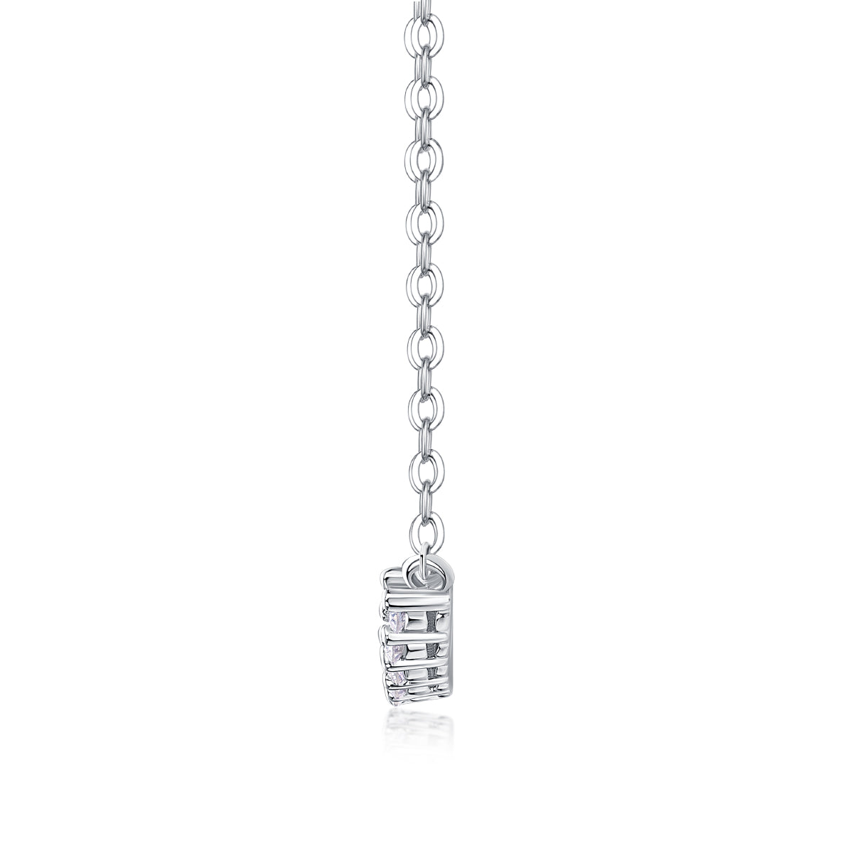 1Relaxed Feel - A Fashionable And Luxurious Diamond Jewelry Pendant Set With Moissanite S925 Sterling Silver Prohibit TikTok sales - 5 - cj