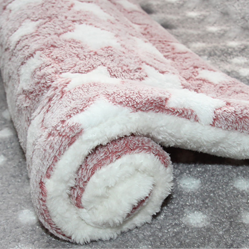 Pets Dog Bed Mat Crate Pad Soft Pet Bed Washable Crate Mat For Large Medium Small Dogs Reversible Fleece Dog Crate Kennel Mat Cat Bed Liner Super Soft Fluffy Premium Fleece Pet Blanket - 5 - CJ