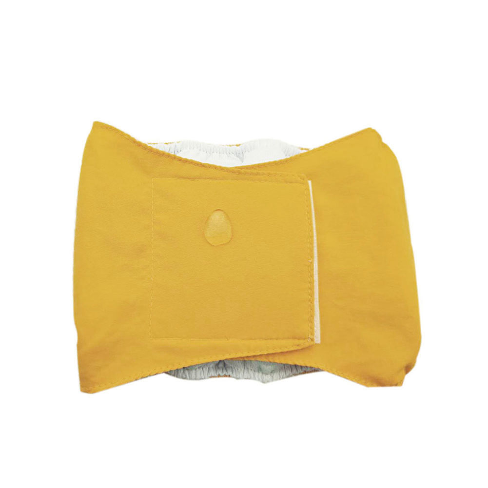 Male Dog Special Waterproof Belt Absorbent Diaper - 0 - CJ - Yellow - XL - CJGY172095515OL