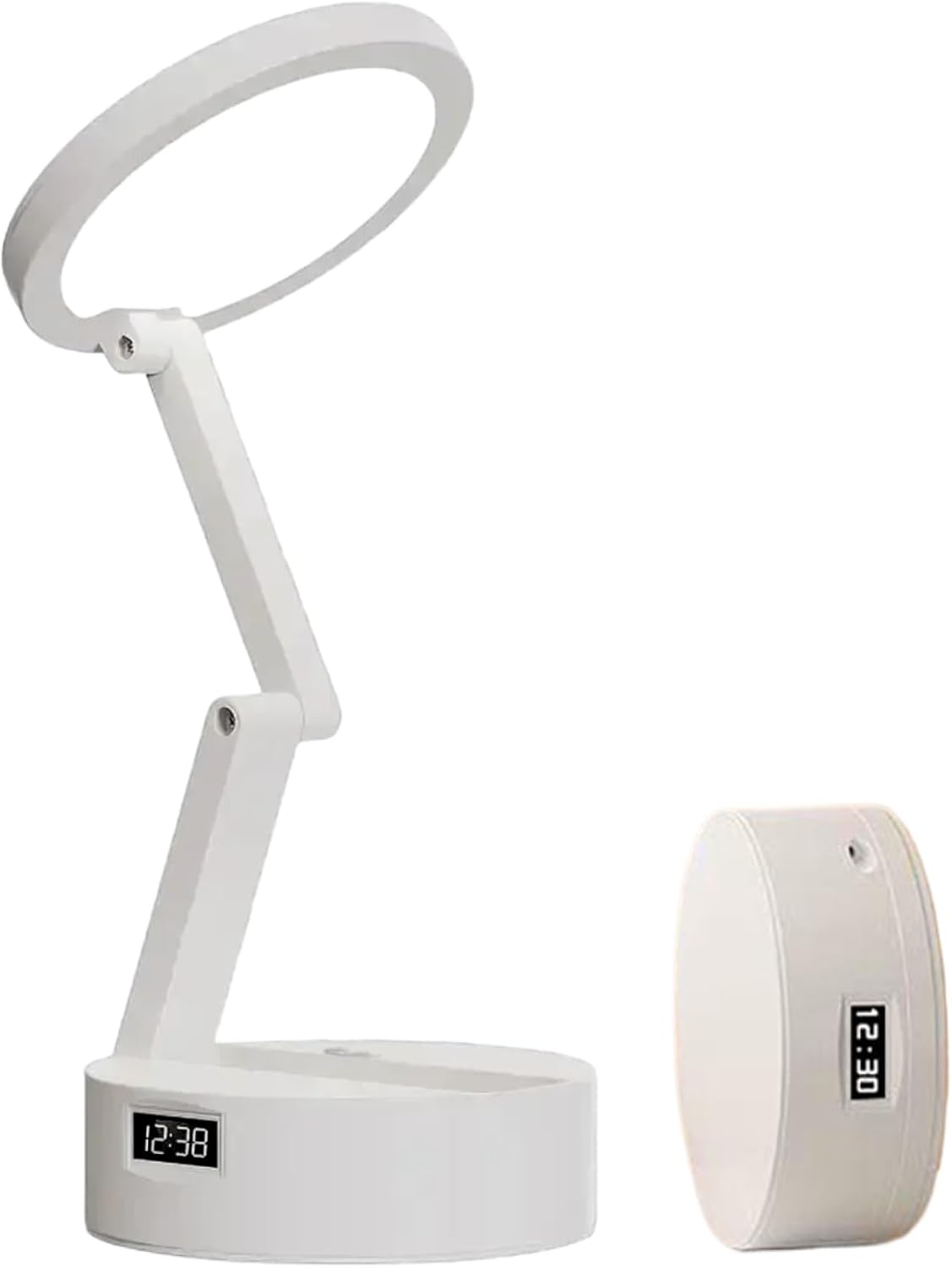 Foldable Book Lamp With LED Clock & Touch Control Night Light For Office, Bedroom, Study - 5 - CJ