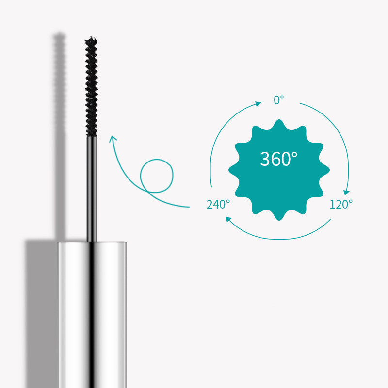 Slim Curly Naturally Elongated Non Caking Waterproof Fine Brush Eye Black - 0 - CJ