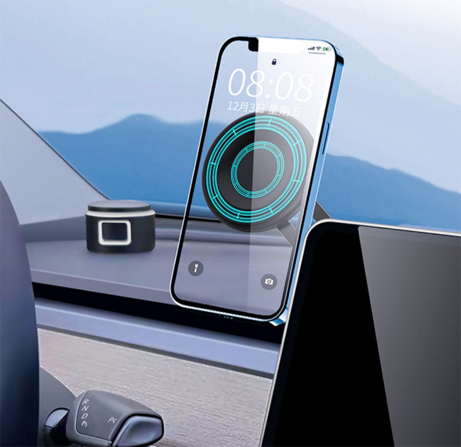 Car Phone Holder Magnetic Screen Navigation - 0 - CJ