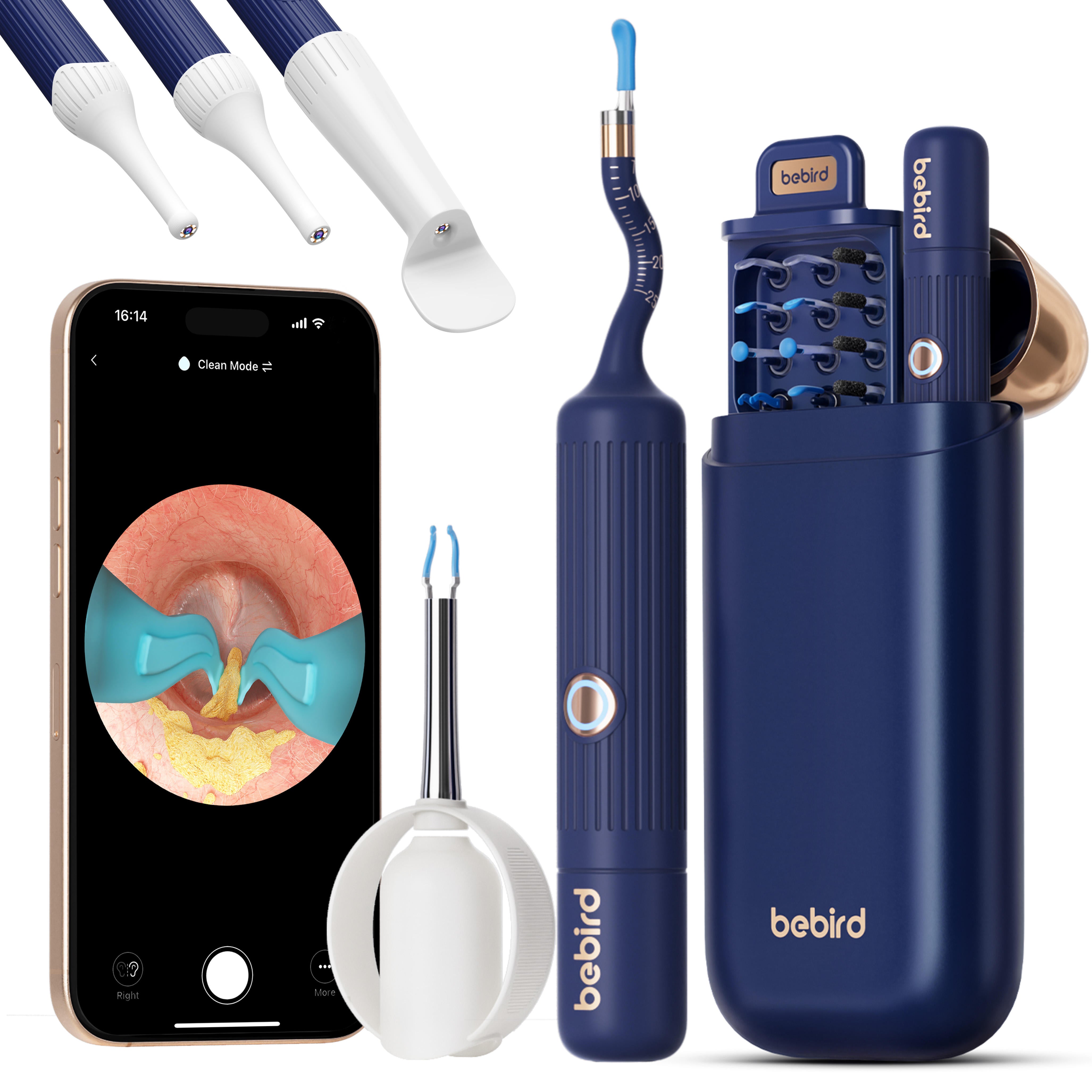 Bebird EarSight Plus Earwax Removal Tool Ear Canal Cleaner, Equipped With A Camera For Ear Nose Throat Examination. - 5 - CJ