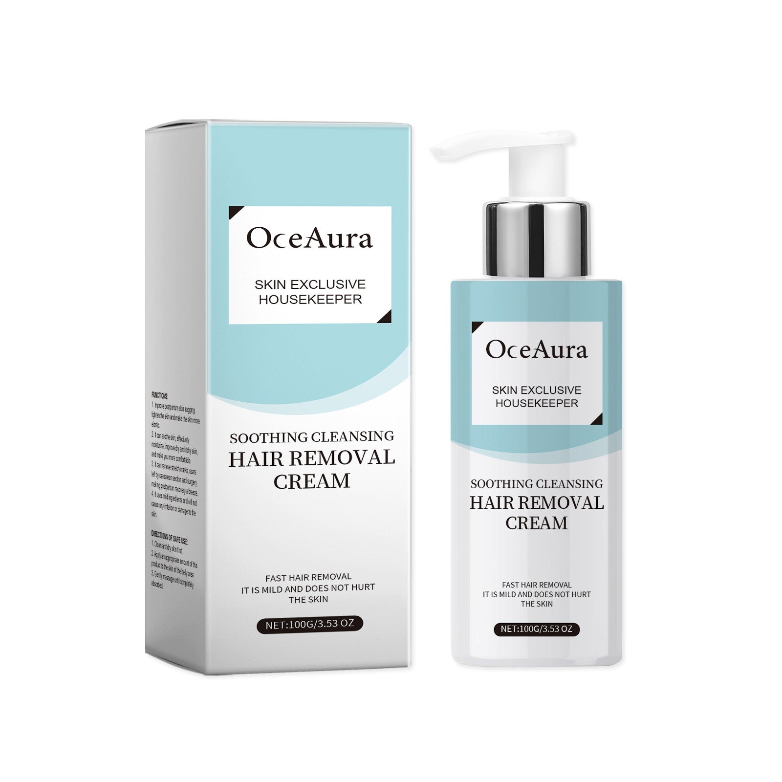 OceAura Gentle Treatment Hair Removal Cream Armpit Leg Armpit Leg Hair All Body Hair Removal Treatment Spray - 5 - CJ