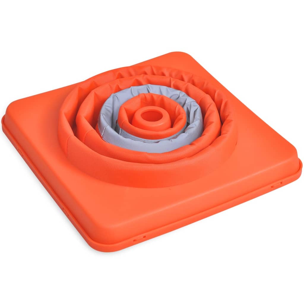 5 Pylons Traffic Cones 42 cm Foldable Traffic Cones - 5 - CJ