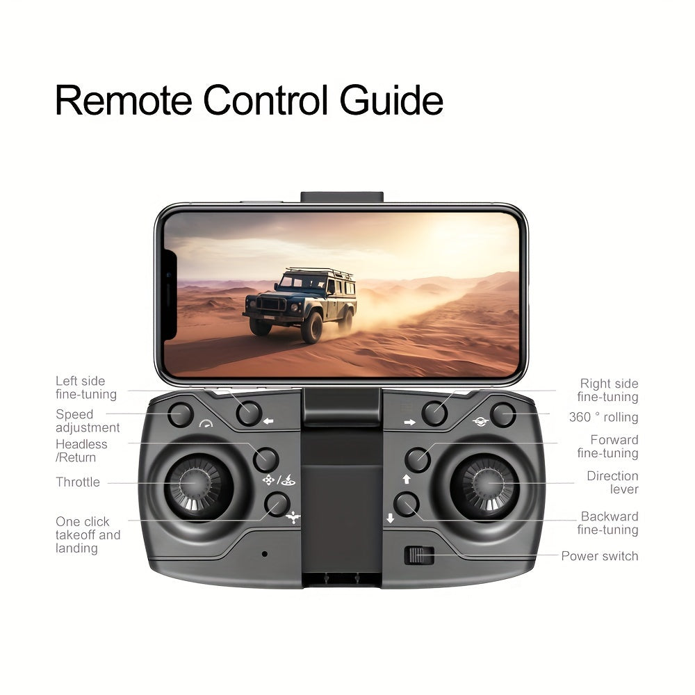 ESULOMP Brushless Drone HD Dual Camera Aerial Drone ,Quadcopter Optical Stream Positioning F196 RC Airplane - 5 - CJ