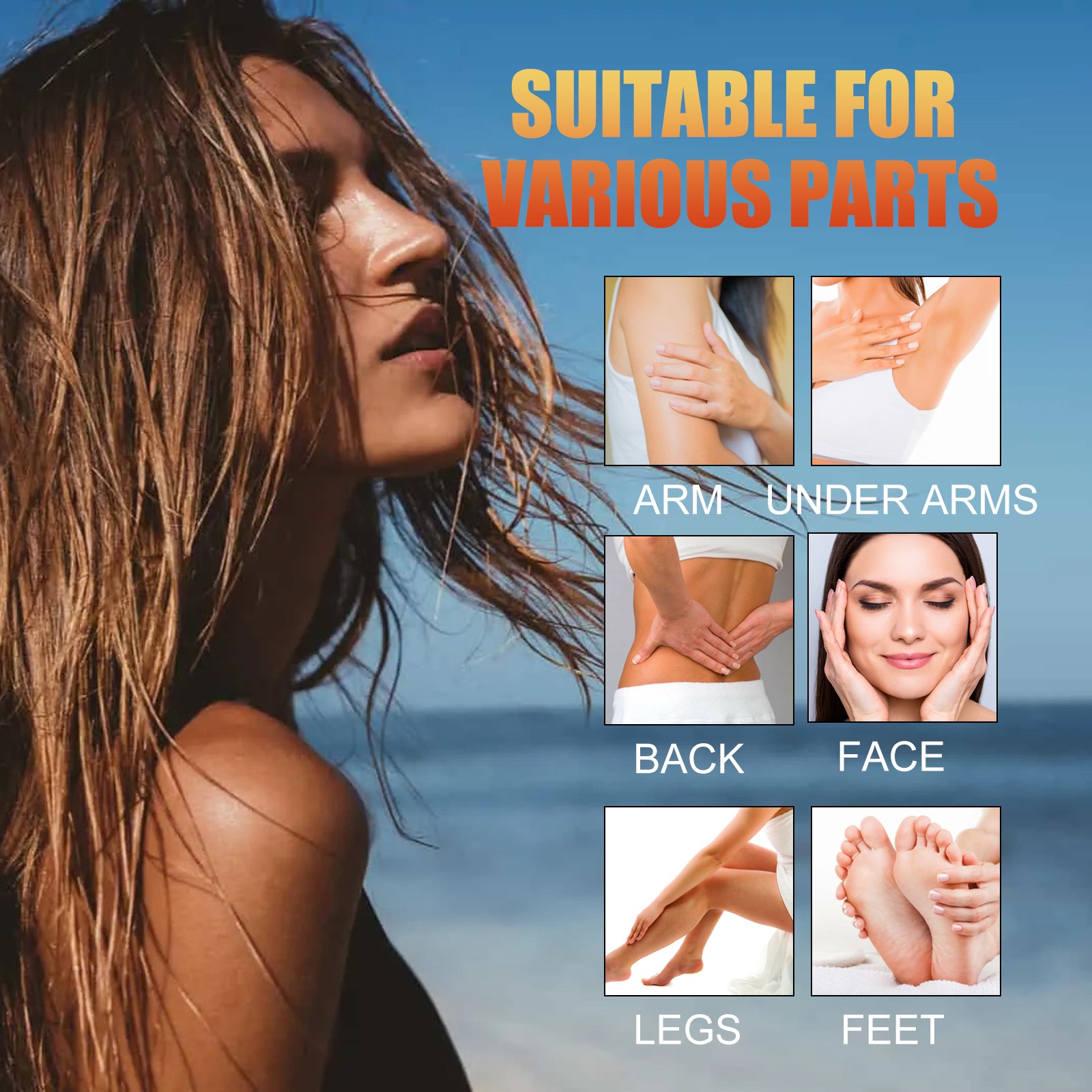 Eelhoe Black Care Gel, Summer Beach Beach Quick Tanning Bronzer Natural Refreshing And Moisturizing - 5 - CJ