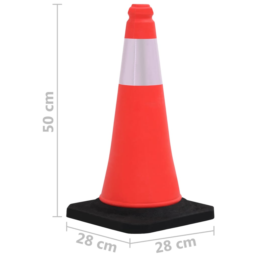 Reflective Traffic Cones with Heavy Base, 4 pcs. - 5 - CJ