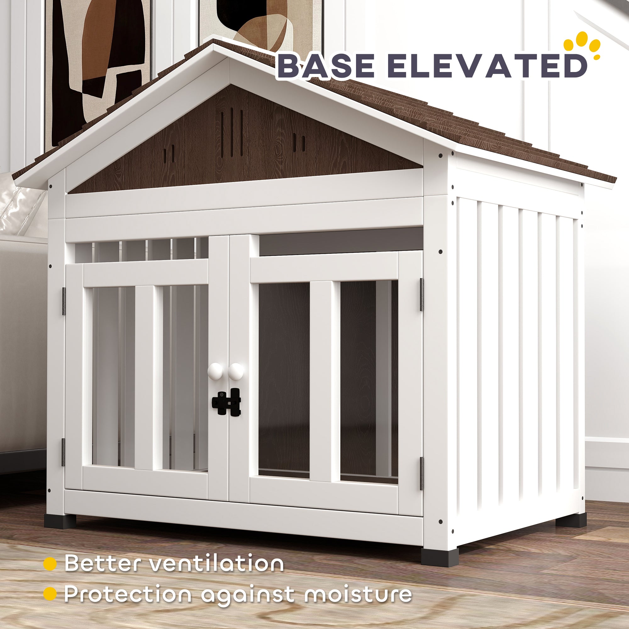 L Dog House Outdoor Indoor for Small - 5 - cjdroshippping
