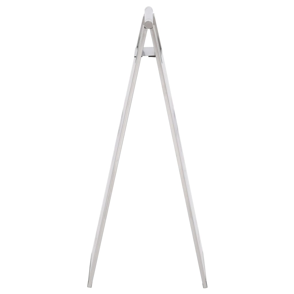 Warning Sign, Foldable, Caution: Slippery Surface, Stainless Steel - 5 - CJ