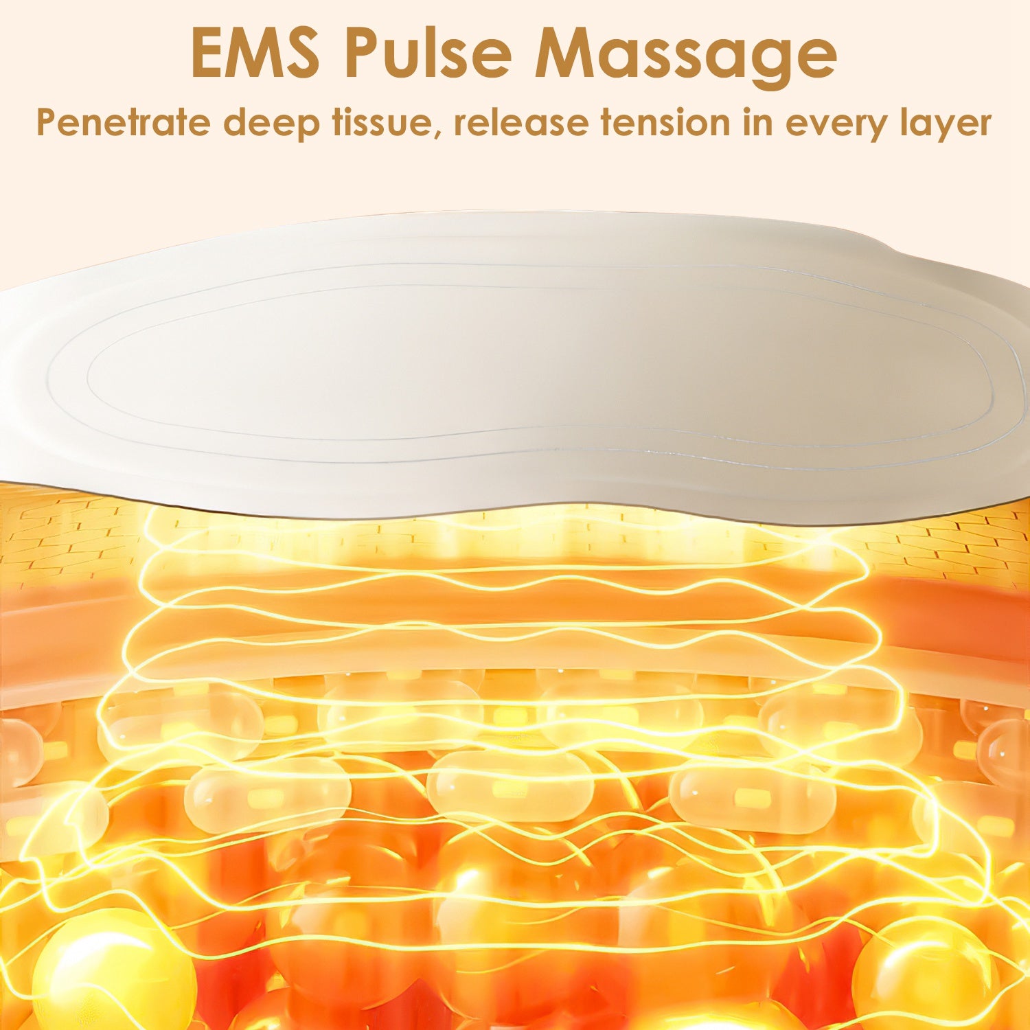 EMS Lower Back Massager Heating Pad Cordless Heating Pad For Back Belly Waist With Remote Magnetic Host 8 Modes 19 Intensity Levels 3 Heating Levels - 5 - CJ