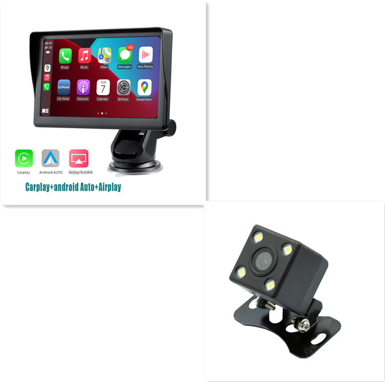 7 IPS Car Smart Screen Wireless Carplay Auto Mobile Phone Projection Screen Navigation - 0 - CJ - 7inch Carplay set - CJCZ172103504DW