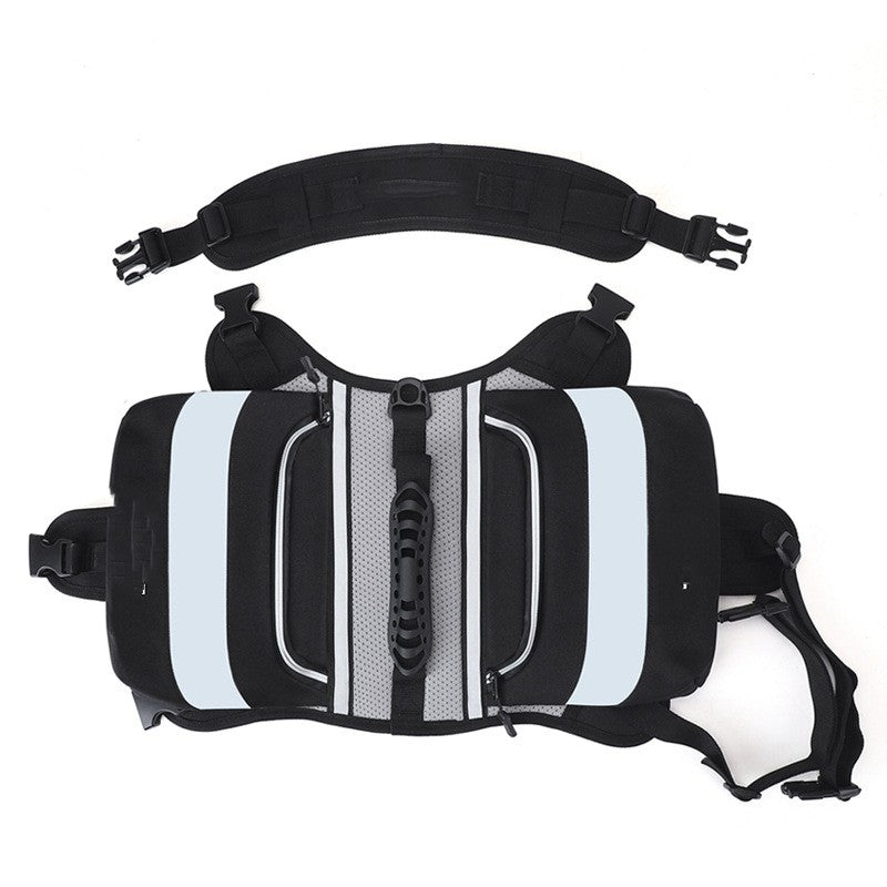 Outdoor Large Dog Backpack For Pets - 0 - CJ - Black - CJGX173743301AZ