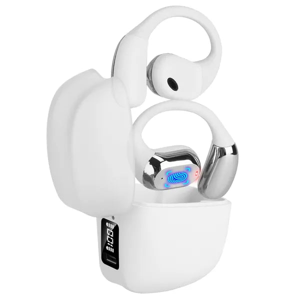Wireless V5.4 Open Ear Earbuds With Earhook LED Display Charging Case IPX5 Waterproof 300Hrs Standby Time Touch Control Stereo Sport Headphones For Workout Running - 5 - CJ