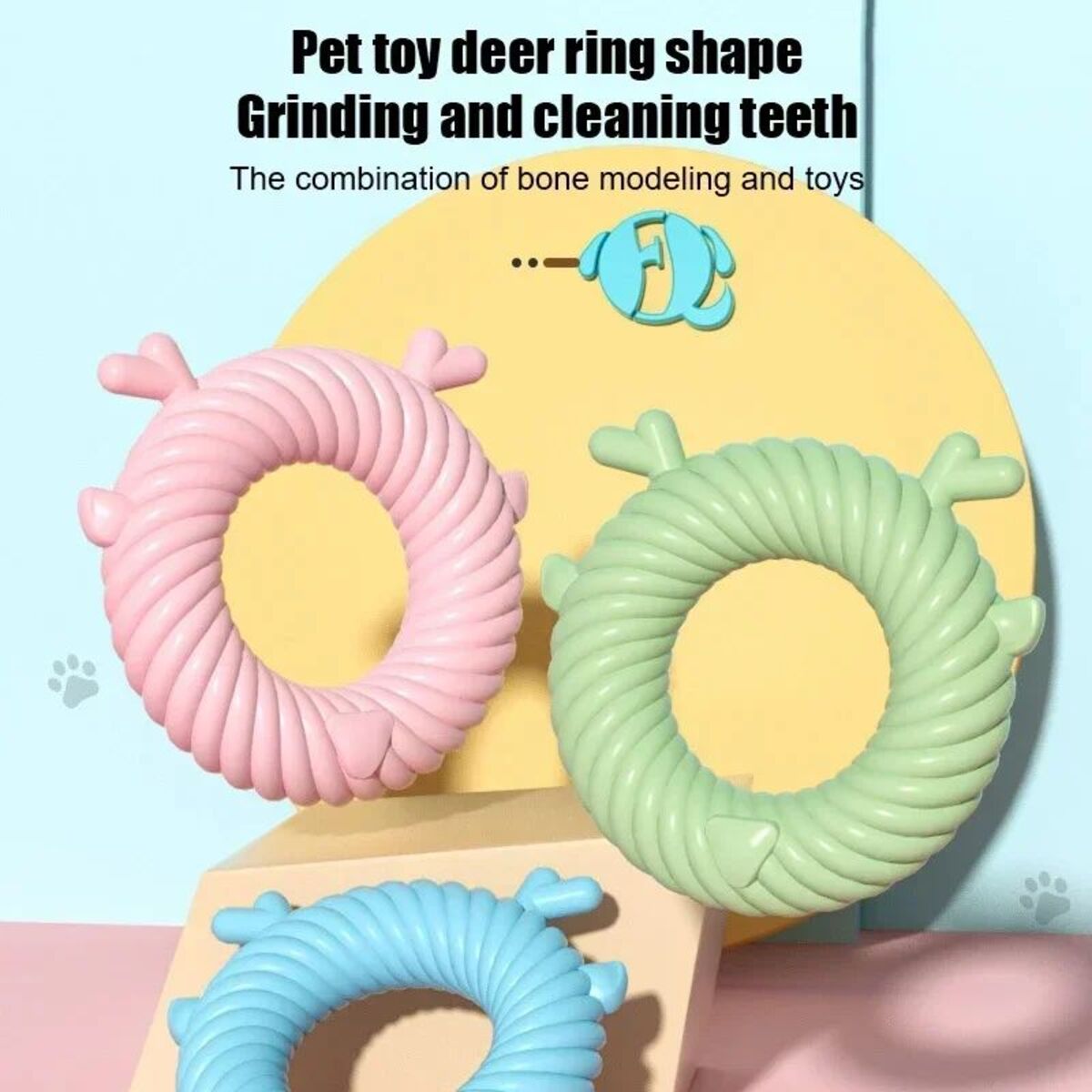 Pet Plush Toy Dog Sound Deer Animal Shape Toy Interactive Dog Teeth Clean Chew Toy Pet Supplies For Small Meduim Large Dog - 5 - CJ