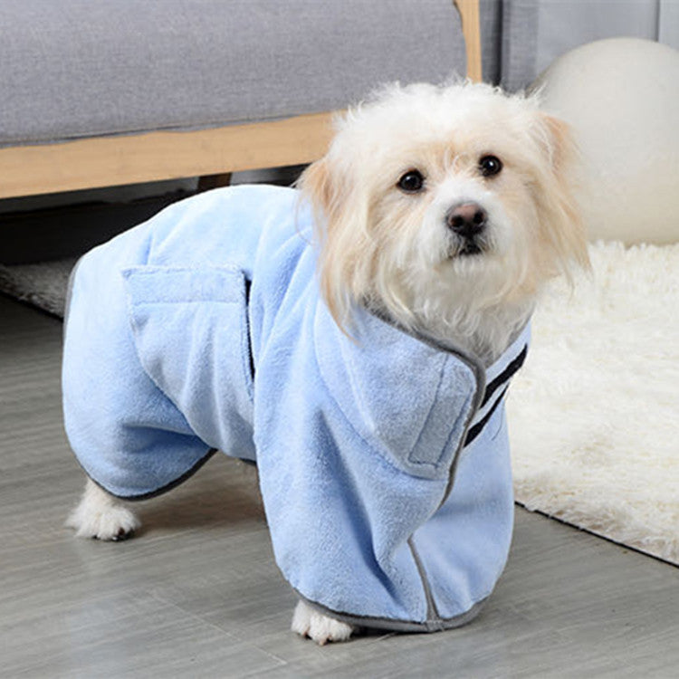 Quick - drying Pet Absorbent Towel Dog Bathrobe Pet Dog Bath Towel For Dogs Cats Microfiber Absorbent Pet Drying Towel Pet Supplies Pet Products - 0 - CJ