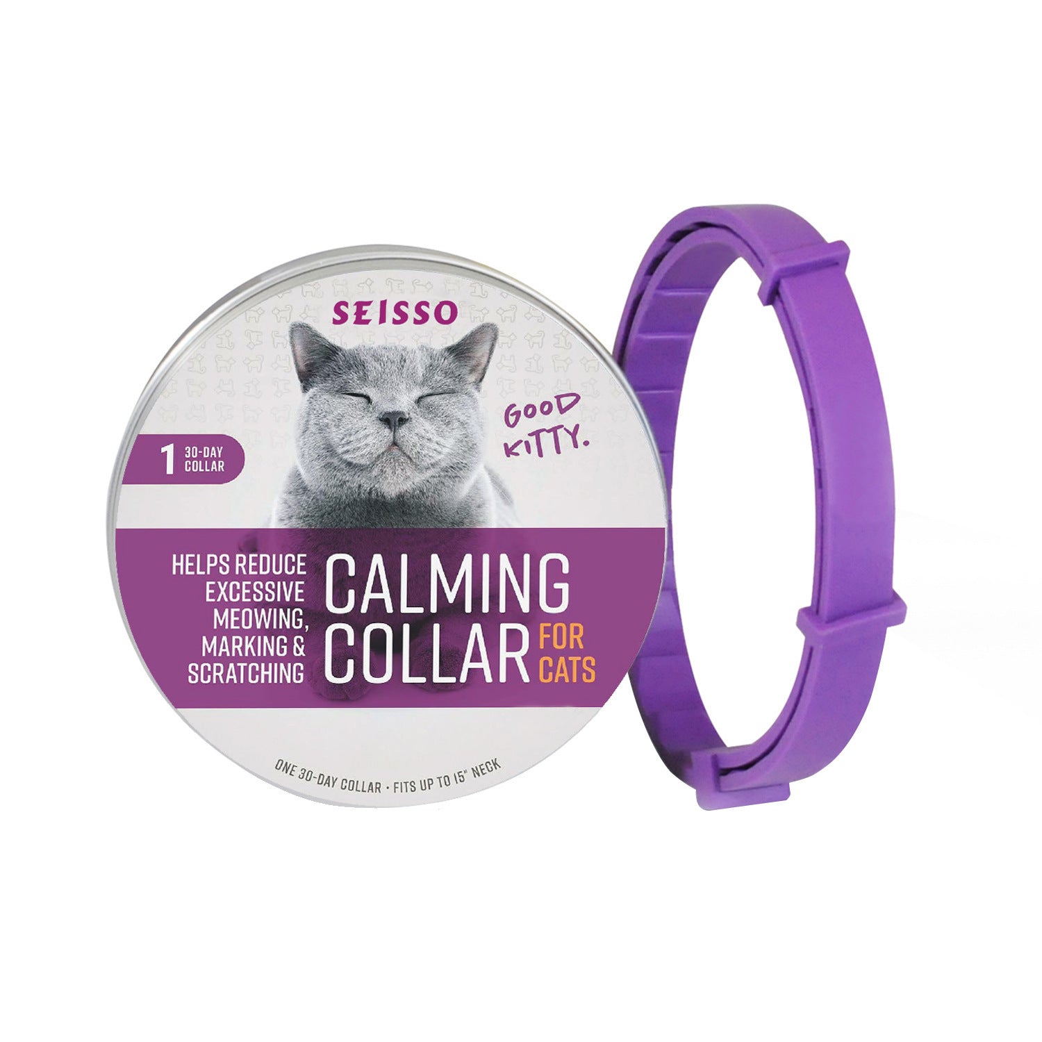 Pet Calm Collar Cat Comfort Collar Relieve Anxiety - 0 - CJ