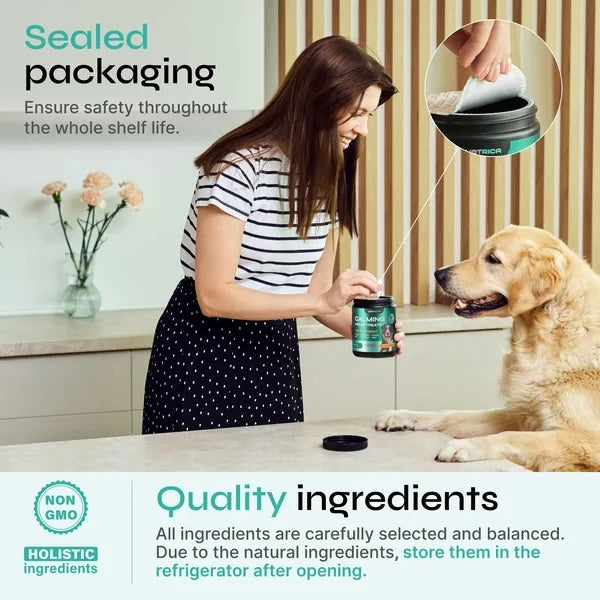 Hemp Calming Chews For Dog Anxiety Relief Duck Favor Calming Treats For Dogs Stress Separation Anxiety Relief Storms Hemp Seed Oil Calming Chews For Dogs Calming Treats For Anxiety Relief - 5 - CJ