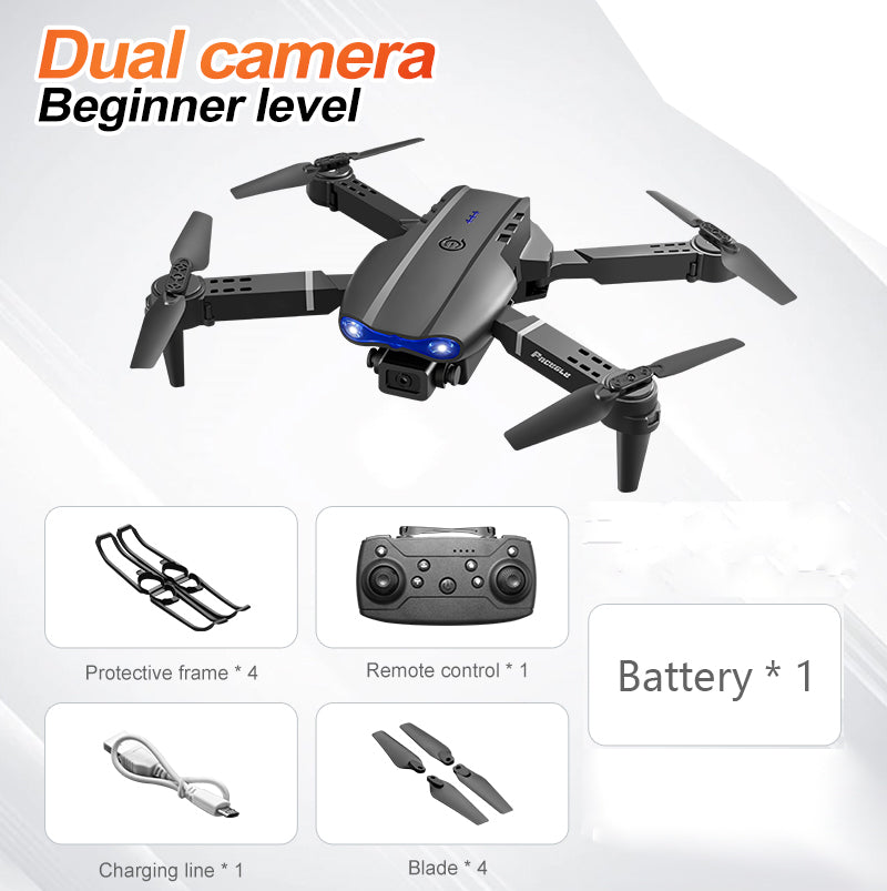E99 Drone Quadcopter Dual Camera HD Aerial Photography Remote Control - 5 - CJ