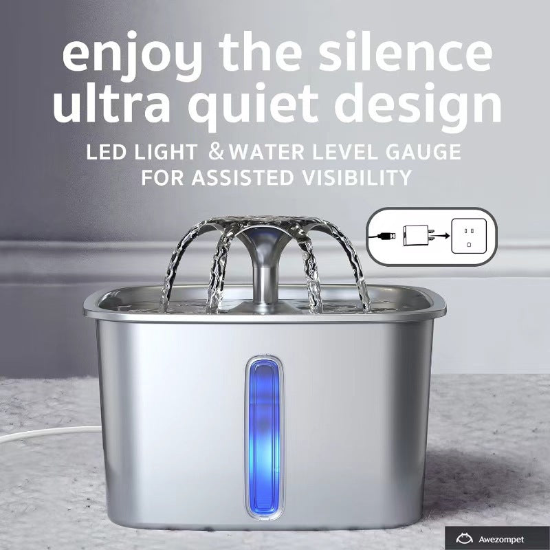 Floral Water Dispenser Dishwasher - safe Quiet Operation - 0 - CJ