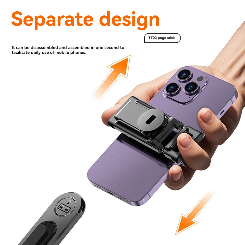 Selfie Stick Tripod With Fill Light, Extendable Phone Stand With Wireless Remote, Universal Compatible For Smartphones, Portable For Travel & Video Recording - 5 - CJ