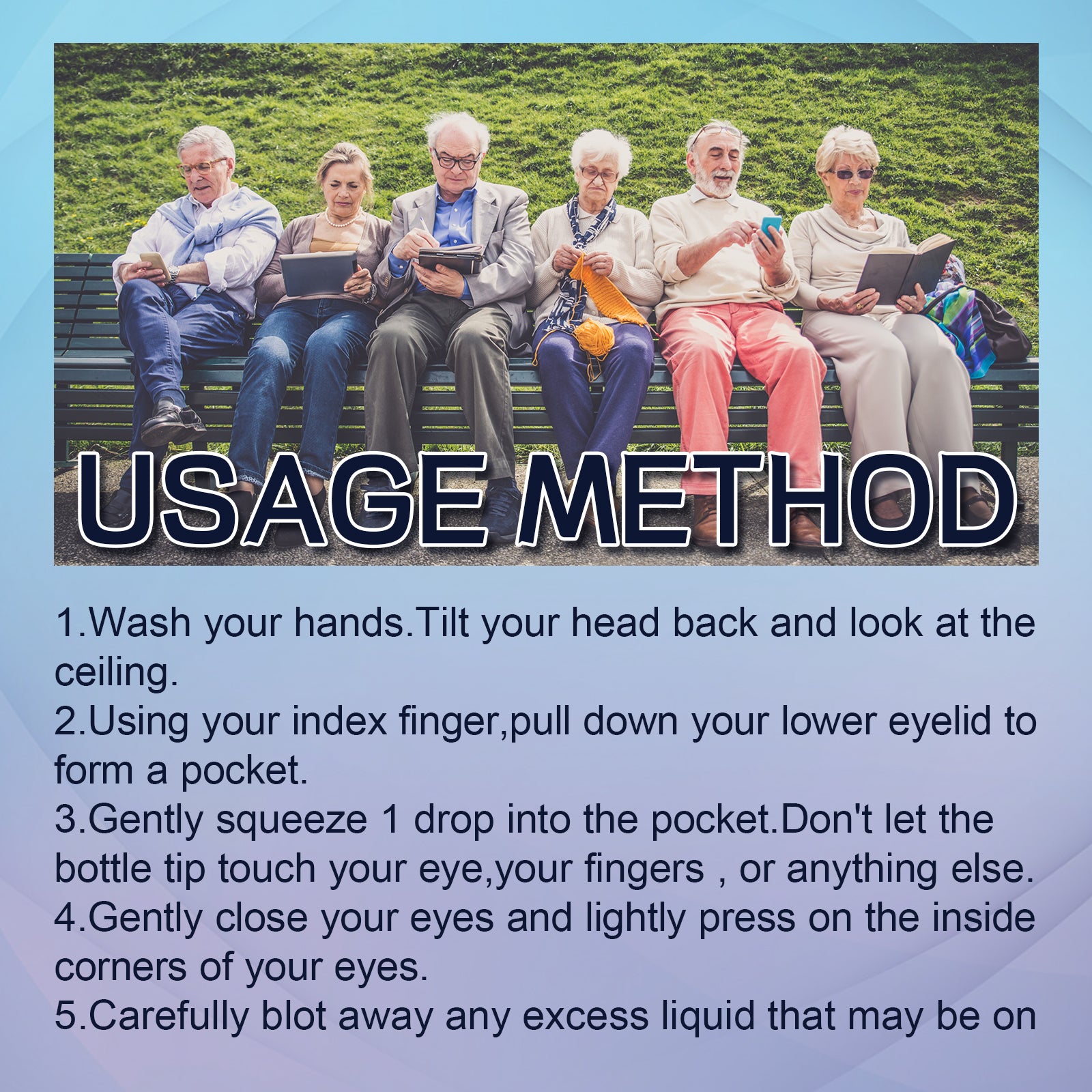 EELHOE Eye Drops Relieve Redness And Blurred Eyes Eye Fatigue Dryness Blurred Vision Moisturizing Eye Care Solution - 5 - CJ
