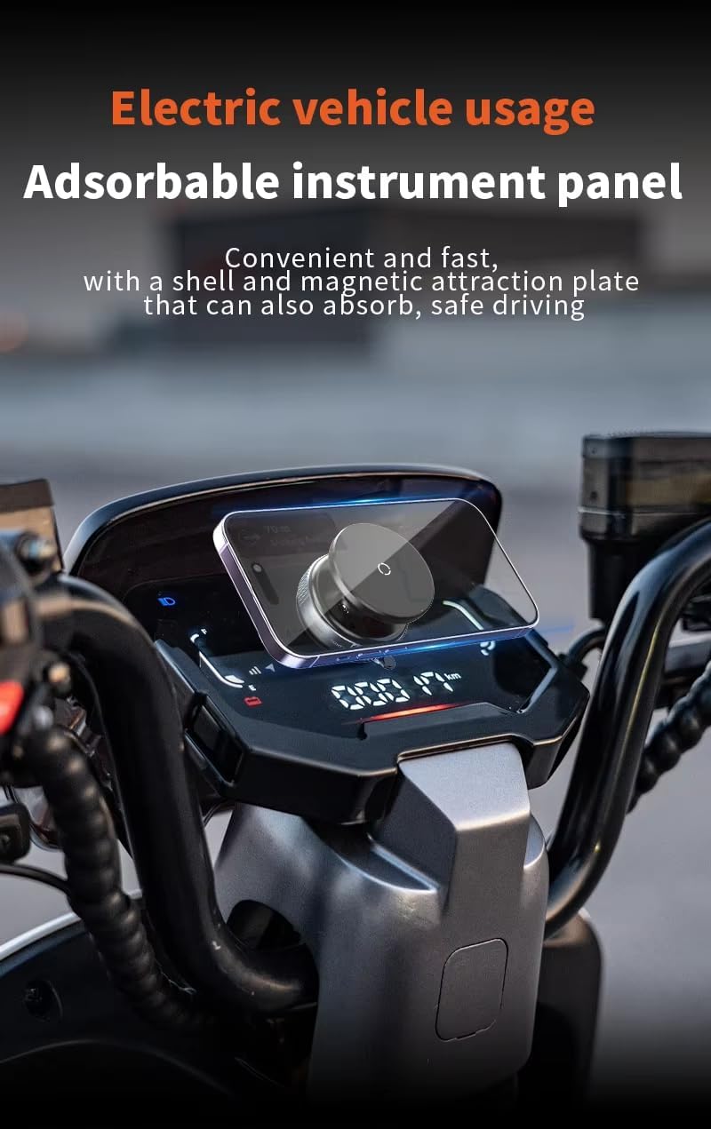 Car Phone Holder, Upgraded 360Adjustable Vacuum Suction 20X Magnets - 5 - CJ