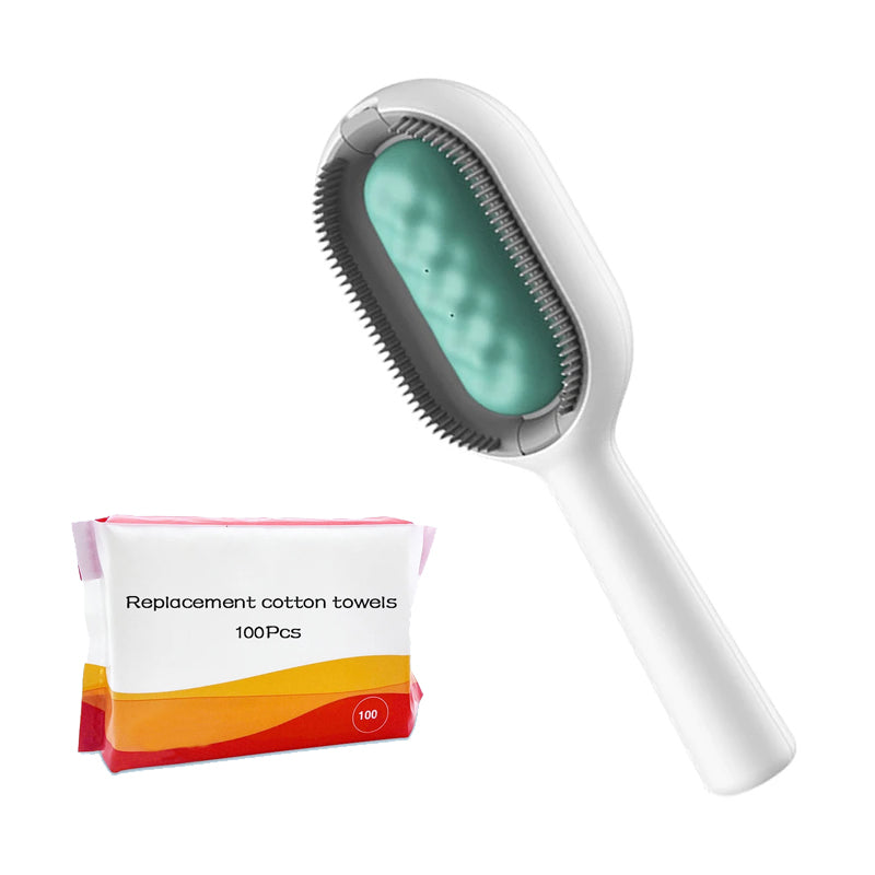 Cat Hair Brush With Water, Sticky Brush For Cats, 4 In - 1 Cat Grooming Brush Creative Update Cat Dog Grooming Comb With Water Tank Double - Sided Hair Removal Brush Kitten Pet Supplies Accessories - 5 - CJ