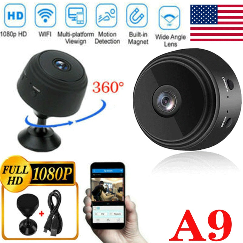 Mini Hidden Spy Camera Wireless Wifi IP Home Security 1080P HD DVR Night Vision - 5 - CJ