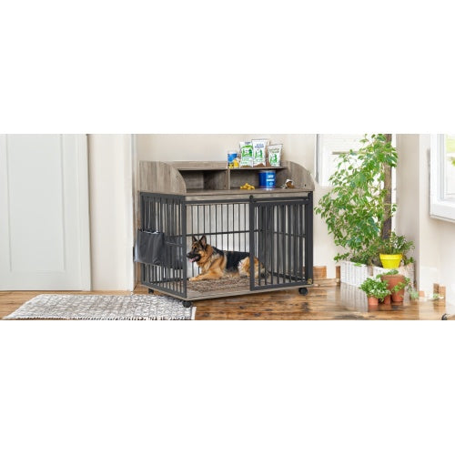 The Wooden Kennel Kennel Is Suitable For Large Medium - sized Dogs - 5 - cjdroshippping