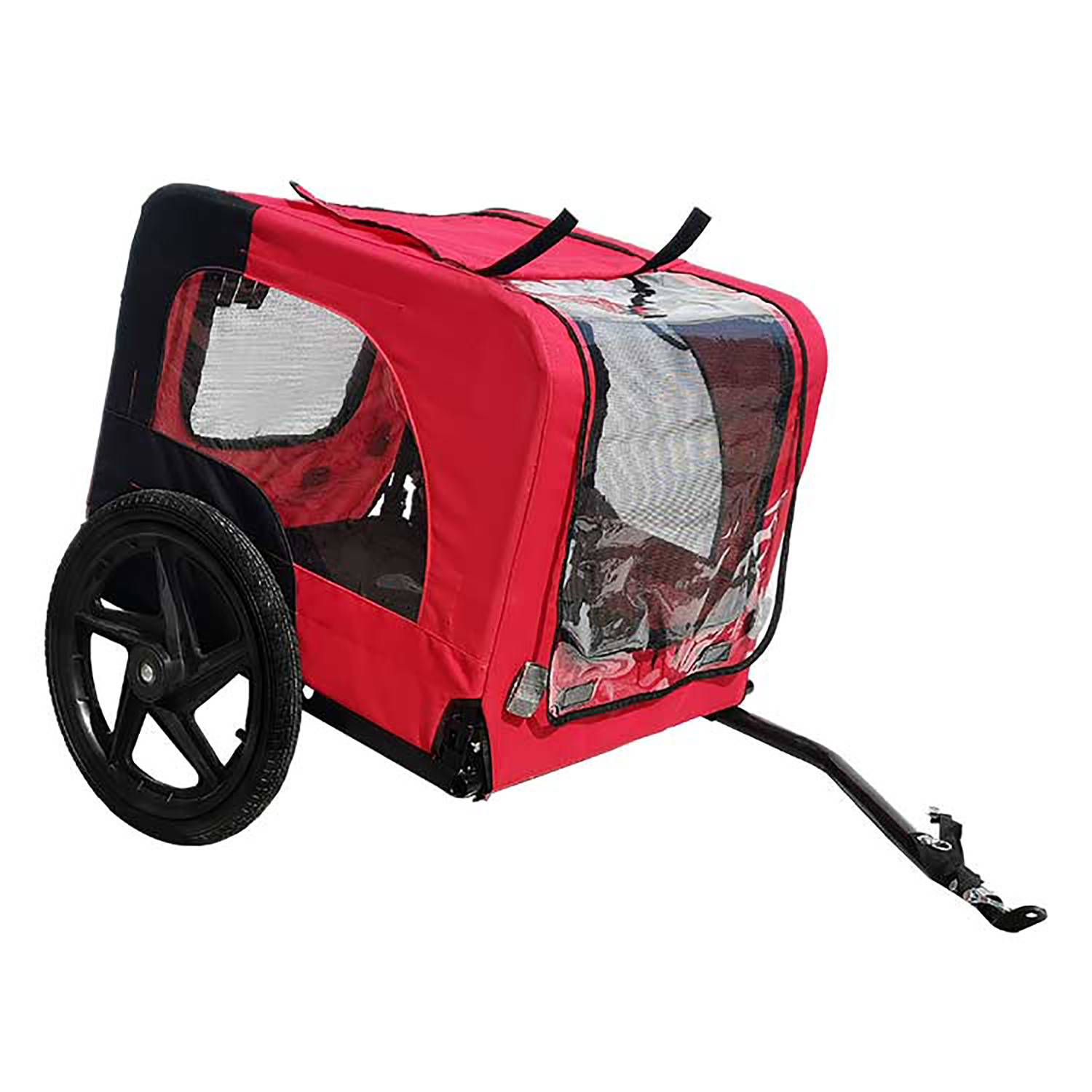 Bicycle Trailer For Pets Outdoor Foldable Dog Trailer With Reflectors - 5 - CJ