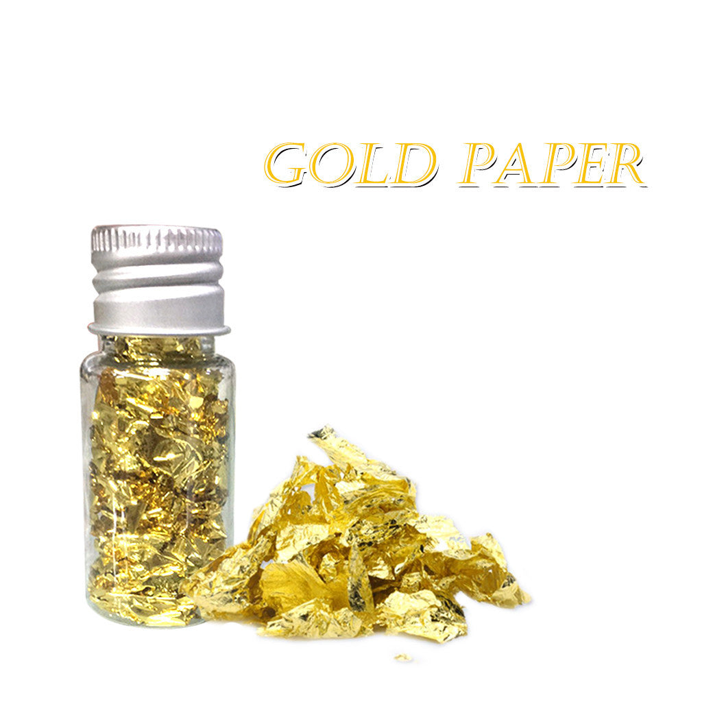 EELHOE Gold Foil Paper Pastry Decorations - Multi - purpose Decorations For Pastry And Facial Mask Care - 5 - CJ