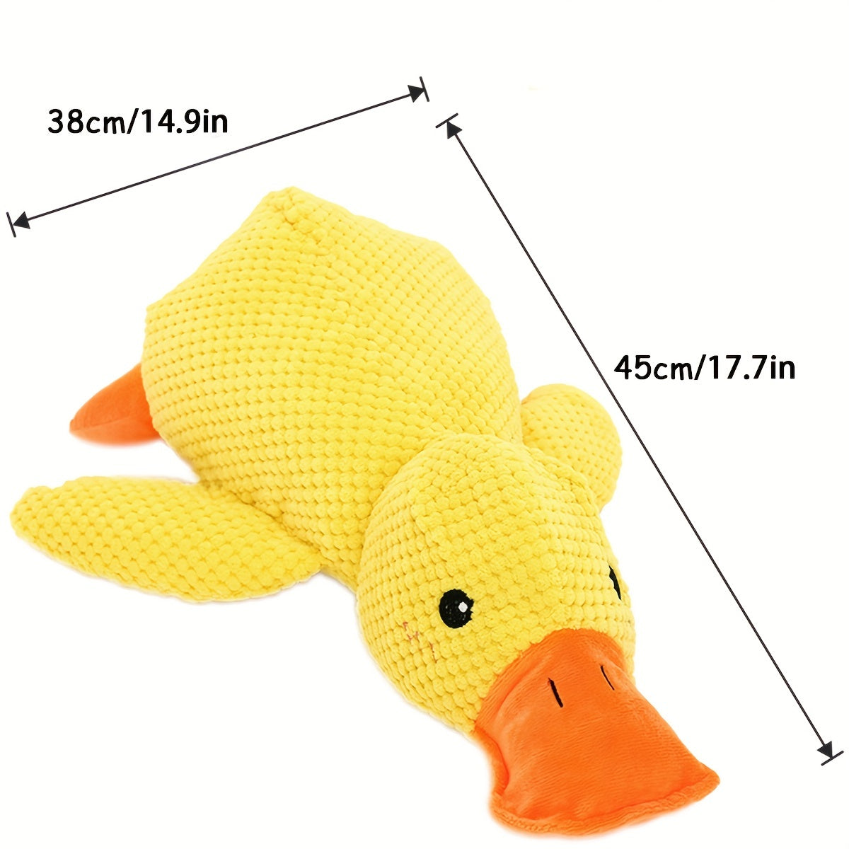 Best Pet Supplies Dog Toys For Small Medium And Large Breeds Cute No - Stuffed And Stuffed Duck With Soft Squeaky Fun For Indoor Puppies And Premium Puppies Plush No Mess Chewing And Playing - 4 - CJ