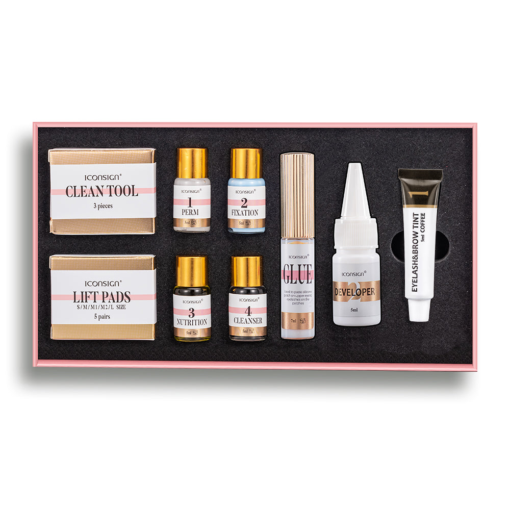 ICONSIGN Lash Lift EyeLash Eyebrow Dye Tint Kit Lashes Perm Set Brow Lamination Makeup Tools - 5.0 - CJ