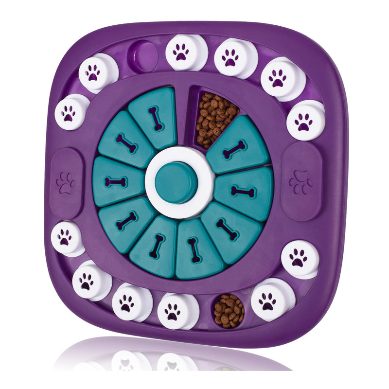 Dog Puzzle Toys, Interactive Treat Puzzle Dog Enrichment Toys For Large Medium Small Dogs - 5 - CJ