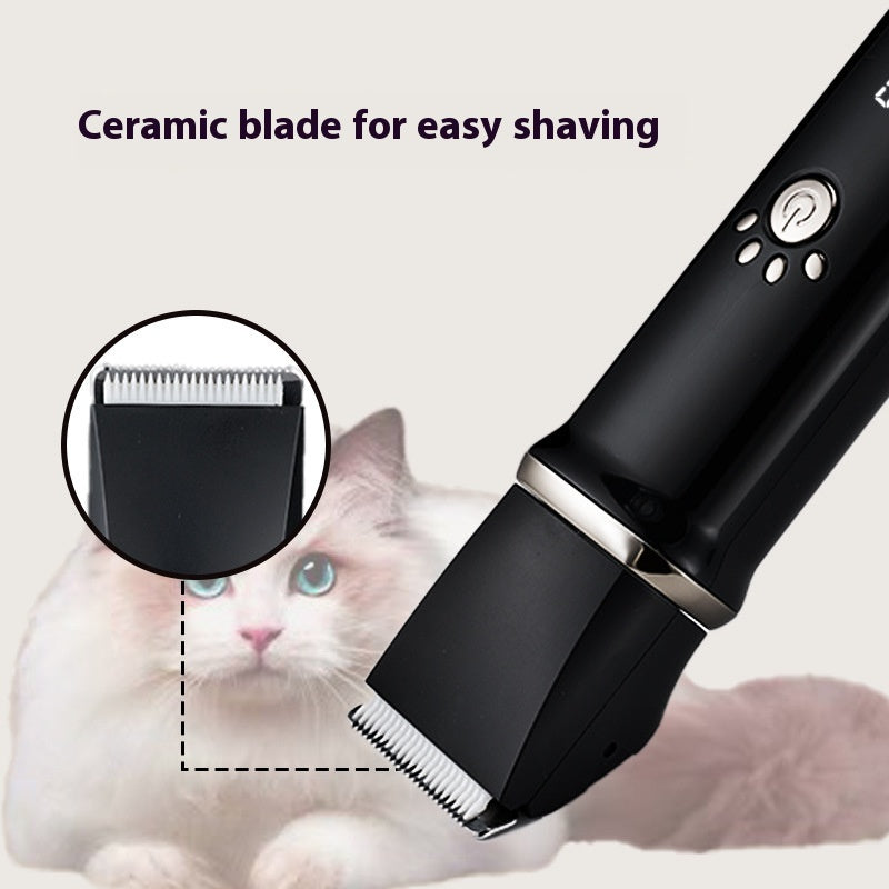 Electric Pet Shaver 4 - in - 1 Set Digital Display Washing Dog Cat Scissors - 0 - CJ