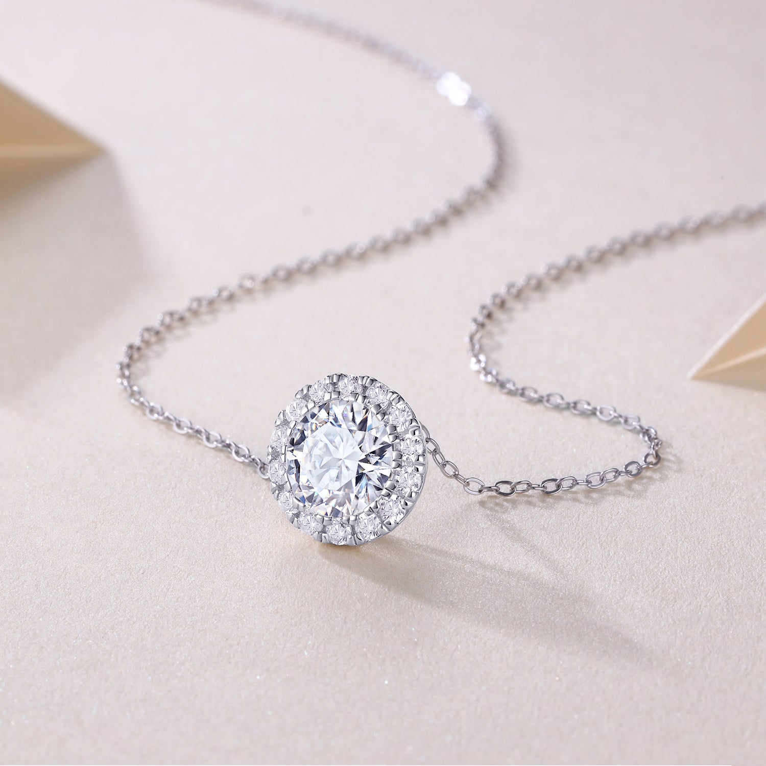1Legend Of The Starry Night - A Fashionable And Luxurious Diamond Jewelry Pendant Set With 2 - carat Moissanite S925 Sterling Silver And Platinum Plating Prohibit TikTok sales - 5 - CJ