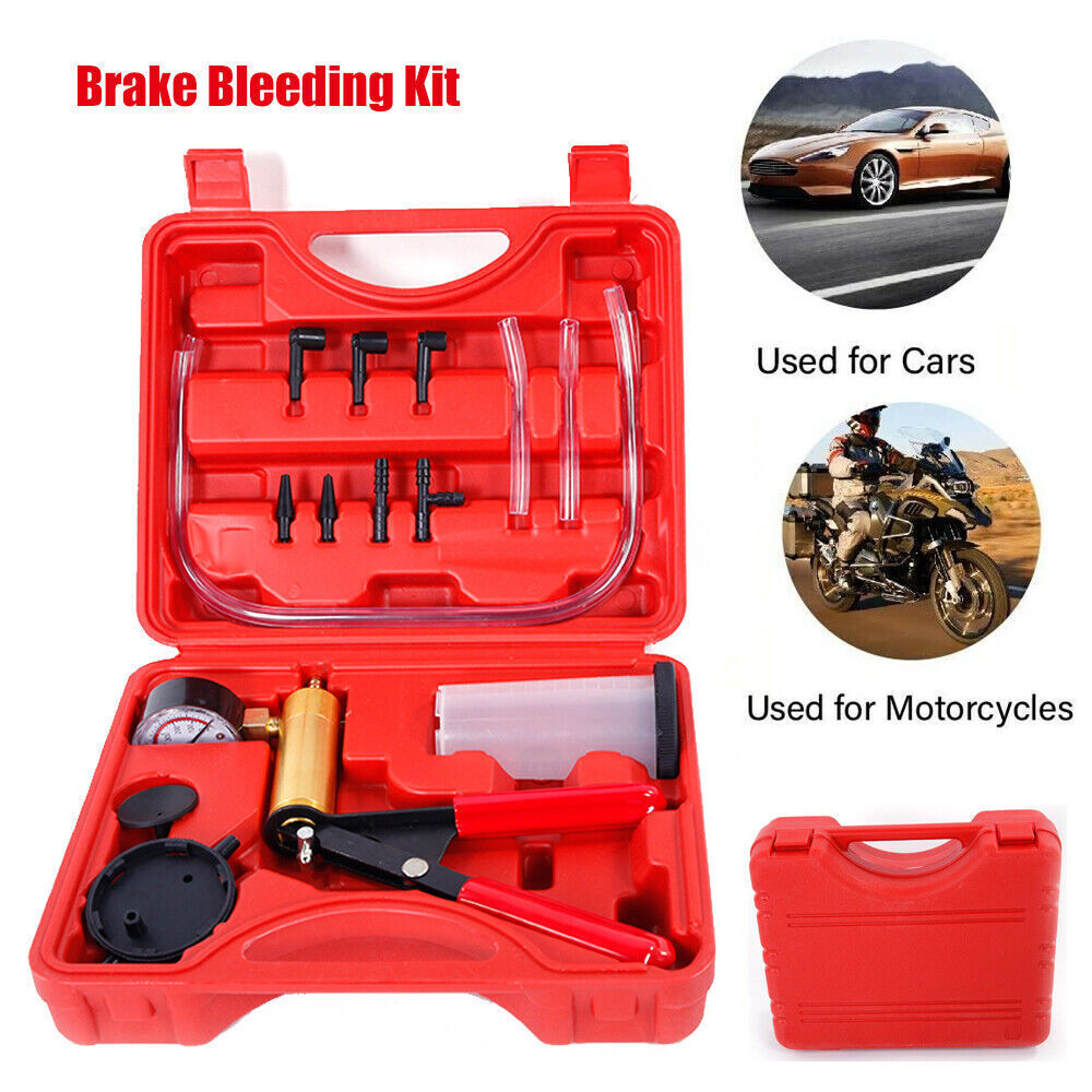 Hand - Held Brake Bleeder Tester Set Car Motorbike Bleeding Vacuum Bleed Tool - 5 - cjdropshipping
