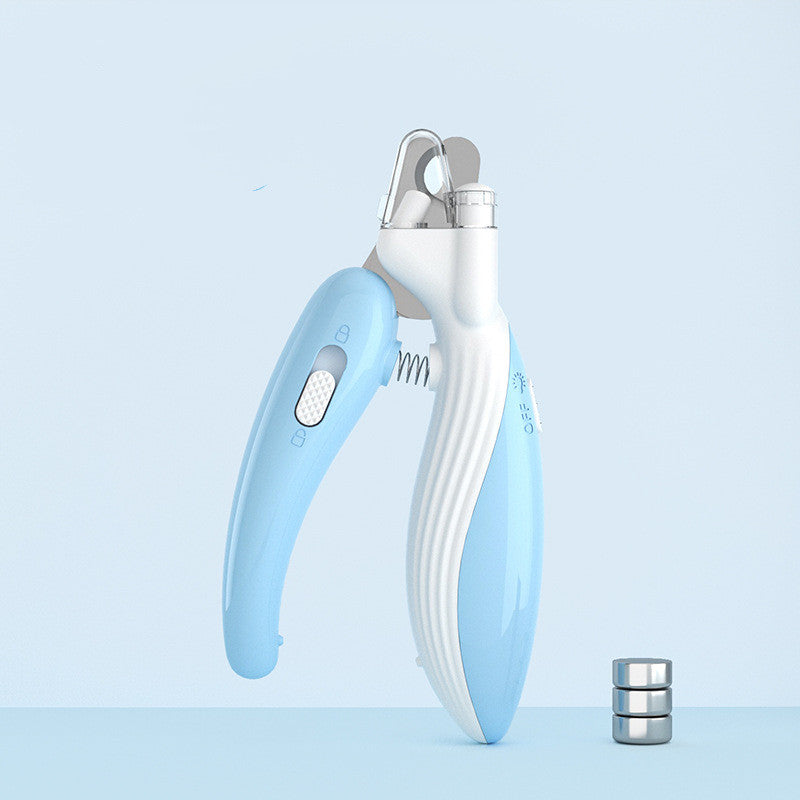 Pet Nail Clippers Dog Nail Clippers Cat Nail Clippers LED Electric Nail Grinder Pet Supplies LED Light Pet Nail Clippers - 0 - CJ