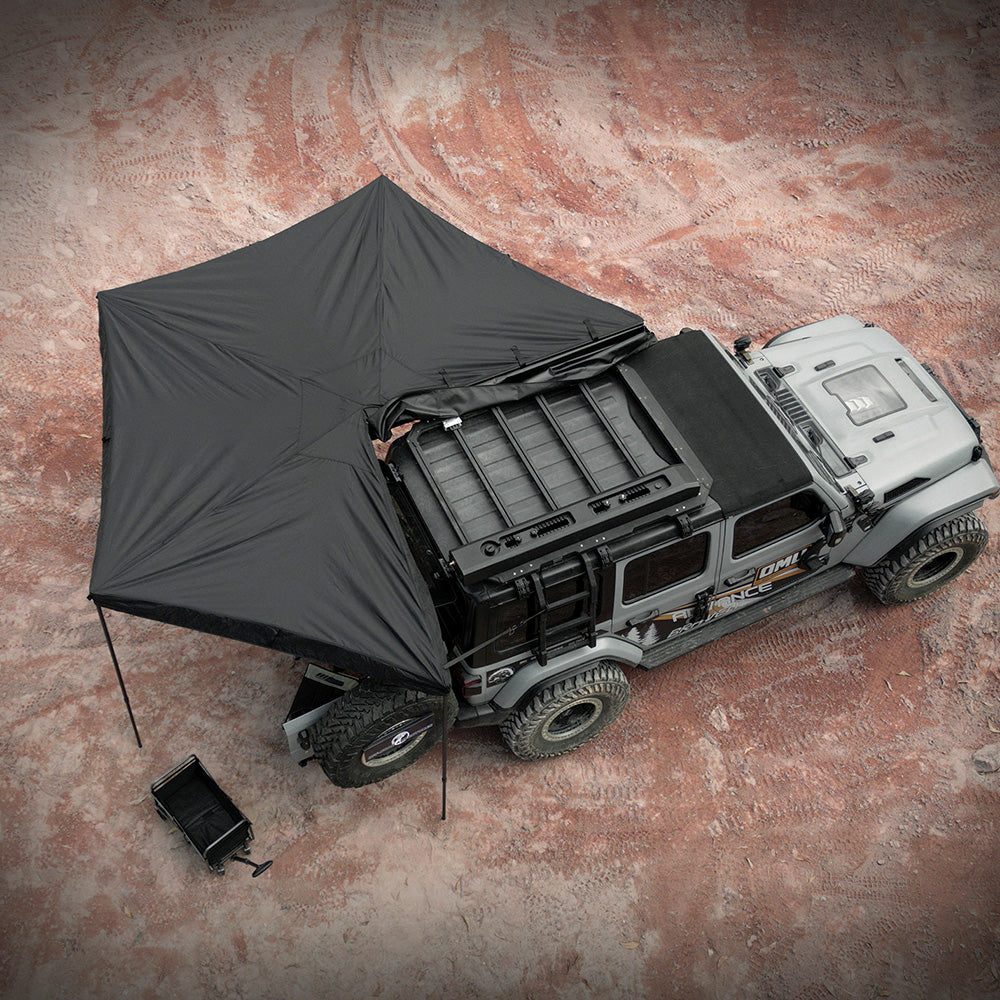 270 - Degree Awning Driver Side Free Standing, Car Side 270 - Degree Awning Waterproof UV50 Wind Resistant For SUV Van Truck - 5 - CJ