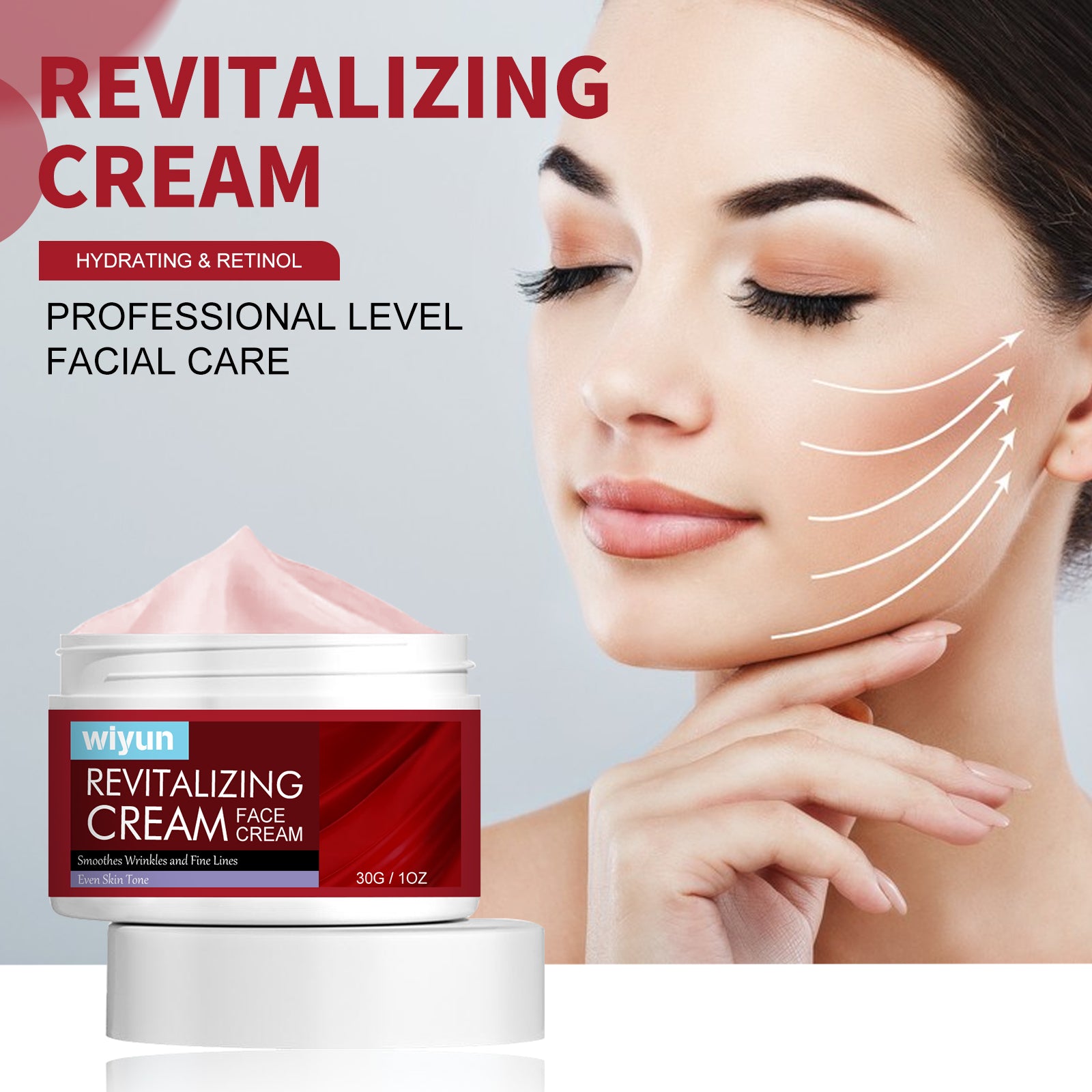 WIYUN Retinol Anti - Wrinkle Cream Reduces Fine Lines And Moisturizes, Firming, Brightening Skin Anti - Aging Cream - 5 - CJ
