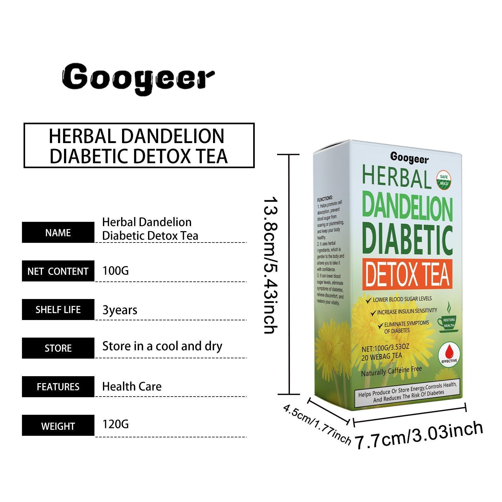 GUGOL Herbal Detoxifying Tea Bags Herbal Detoxifying Tea Bags For Body Care - 5 - CJ