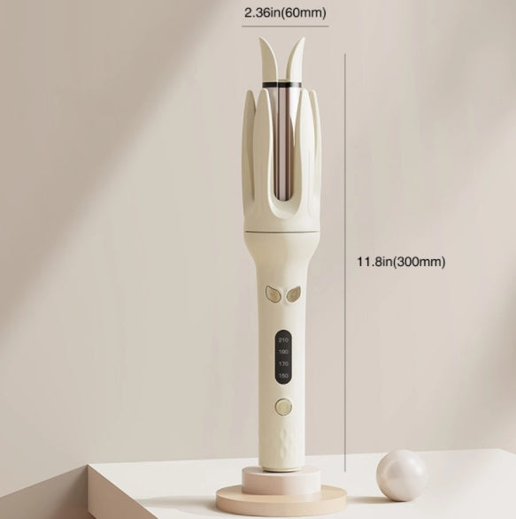 Spin And Curl, Automatic Hair Curling Iron For Healthy & Shiny, Effortless Curls & Waves, 28mm Barrel Hair Curler With 4 Temperature - adjusting Mode, Preset Temperature Settings For Each Hair Texture, - 5 - CJ
