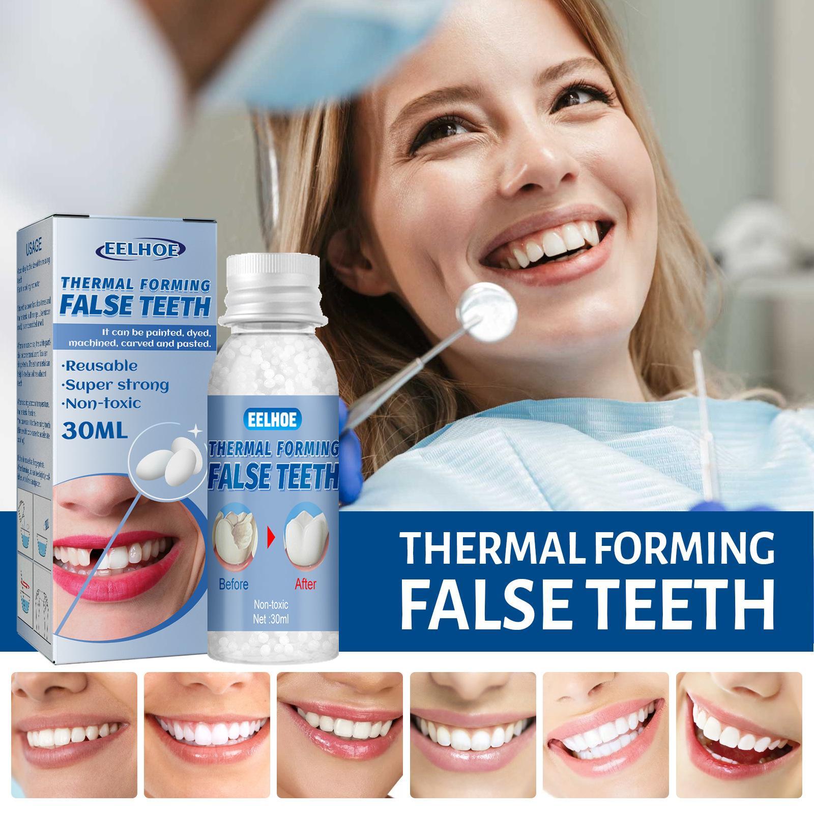 Easy - to - use Tooth Shaping Glue Video Beauty Denture Correction Temporary Filling - 5 - CJ